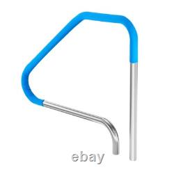 Swimming Pool Handrail 46 x 37 in Inground Stainless Steel Ladder Step Handrail