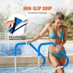 Swimming Pool Handrail 46 x 37 in Inground Stainless Steel Ladder Step Handrail
