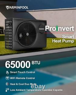 Swimming Pool Heater, Electric Heat Pump 65000BTU for Above Ground Inground Pool