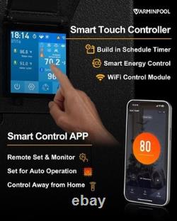 Swimming Pool Heater, Electric Heat Pump 65000BTU for Above Ground Inground Pool