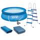 Swimming Pool Kit Intex 15 Ft. X 48 In Easy Swimming Pool Kit With1000 Filter Pump