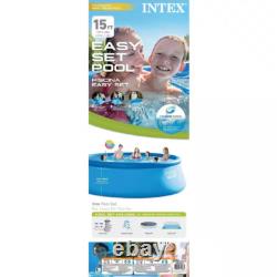 Swimming Pool Kit Intex 15 ft. X 48 in Easy Swimming Pool Kit with1000 Filter Pump