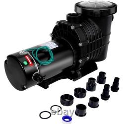 Swimming Pool Pump 1.5HP Energy-Saving Inground Above Ground Filter