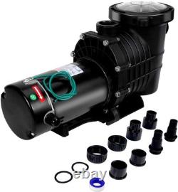 Swimming Pool Pump 1.5HP Energy-Saving Inground Above Ground Filter