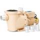 Swimming Pool Pump 1.5hp Variable Speed Self-priming For In/above Ground Pools