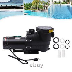 Swimming Pool Pump 2HP Pool Pump 118.8GPM In/Above Ground Pools Pump 1500W 110 V