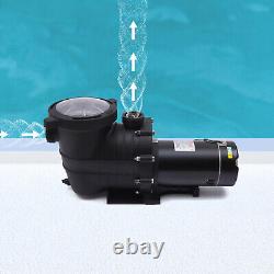 Swimming Pool Pump 2HP Pool Pump 118.8GPM In/Above Ground Pools Pump 1500W 110 V