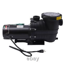 Swimming Pool Pump 2HP Pool Pump 118.8GPM In/Above Ground Pools Pump 1500W 110 V