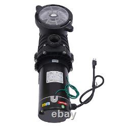 Swimming Pool Pump 2HP Pool Pump 118.8GPM In/Above Ground Pools Pump 1500W 110 V