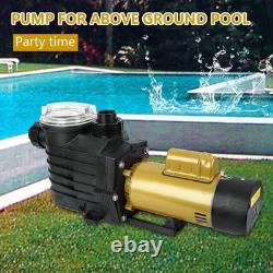 Swimming Pool Pump 3 HP 115V/230V, Double Speed Pumps for Inground Above Grou