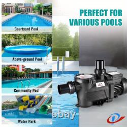 Swimming Pool Pump 3HP Inground Motor Strainer For Hayward Pump Replacement
