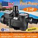 Swimming Pool Pump 3hp Pool Pump 110v 10038gph Inground Above Ground Strainer