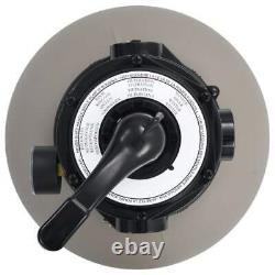 Swimming Pool Pump Sand Filter Above Inground Pond Fountain Fit 0.35-0.75HP Gray