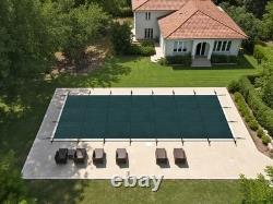 Swimming Pool Safety Cover Fit 18x38FT Rectangular Inground Swimming Pools Green Swimming Pool Safety Cover Fit 18x38FT Rectangular Inground Swimming Pools Green