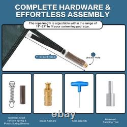 Swimming Pool Safety Cover Fit 18x38FT Rectangular Inground Swimming Pools Green Swimming Pool Safety Cover Fit 18x38FT Rectangular Inground Swimming Pools Green