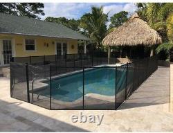 Swimming Pool Safety Fence In Ground Adjustable to Fit Around Any Size Or Shape