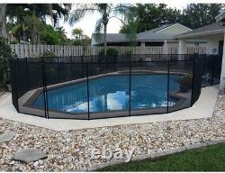 Swimming Pool Safety Fence In Ground Adjustable to Fit Around Any Size Or Shape