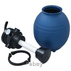 Swimming Pool Sand Filter with 4 Position Valve Inground Pond Fountain System