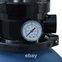 Swimming Pool Sand Filter with 4 Position Valve Inground Pond Fountain System