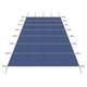 Swimming Winter Pool Cover In-ground Rectangular 22&times;42ft With 4&times;8ft Center Step