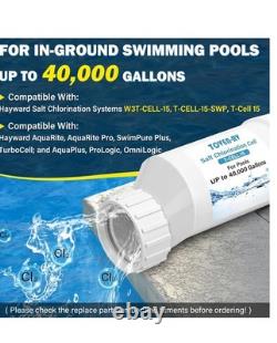 T-15 Salt Cell For In-Ground Swimming Pool Chlorination System for W3T-CELL-15
