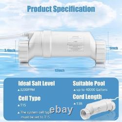T15 Salt Cell Replacement, T-15 Salt Cell for Inground Swimming Pool Up to 40000
