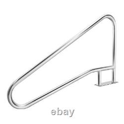 TC-HOMENY Inground Swimming Pool Stair Hand Rail Stainless Steel Grab Handrail