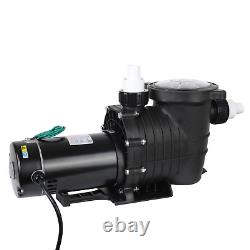 TECSPACE New Commercial 1.5/2.0 HP 115V-230V In/Above Ground Swimming Pool Pump