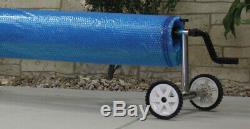 USED Sun2Solar Stainless Steel Swimming Pool Solar Cover Reel with Tube Set