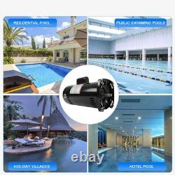 USQ1202 Pool Pump Inground 2HP Pool Pump Motor Square Flange Swimming 48Y Frame