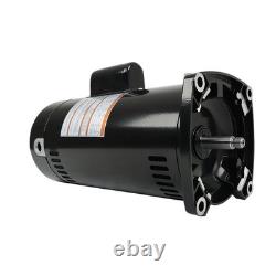 USQ1202 Pool Pump Inground 2HP Pool Pump Motor Square Flange Swimming 48Y Frame