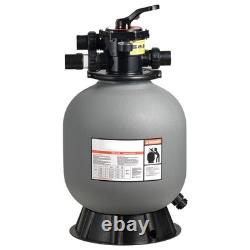 Uimoso 18-Inch Sand Filter with 7-Way Valve for Above/Inground Pools