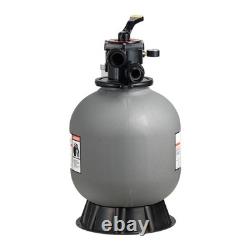 Uimoso 18-Inch Sand Filter with 7-Way Valve for Above/Inground Pools