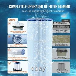 Uimoso Pool Cartridge Filter for In/Above Ground Swimming Pools, 425 Sq. Ft