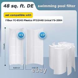 Unicel FS-2004 48 Sq Ft Vertical DE Grid Replacement Swimming Pool Filter Set