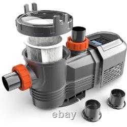 VARMINPOOL 1.8HP Variable Speed Swimming Pool Pump 2Yr Warranty