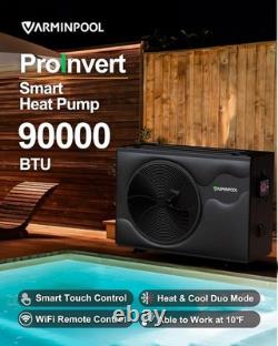 VARMINPOOL 240V Inground Heat Pump Swimming Pool and Spa Heater 90000 BTU