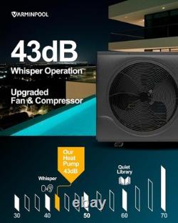 VARMINPOOL 58000BTU Inground Pool Cooler Heater Swimming Pool Heat Pump 240V