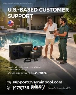 VARMINPOOL Variable Speed In-Ground Swimming Pool Pump High-Flow (Various HP)