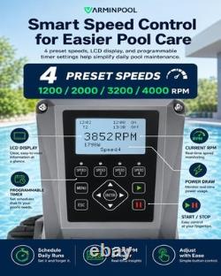 VARMINPOOL Variable Speed In-Ground Swimming Pool Pump High-Flow (Various HP)
