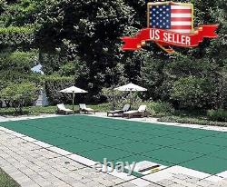 VEVOR 20x38 ft Pool Safety Cover Rectangular Inground Swimming Pool Winter Cover