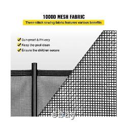 VEVOR 4x48ft Swimming Inground, Removable Child Safety Pool Fencing, 4FTx48FT