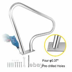 VEVOR In-Ground Swimming Pool Handrail Stainless Steel Ladder Step Handrail Rail