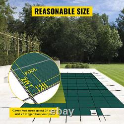 VEVOR Inground Pool Safety Cover Fits 20x40ft WithCenter Step High Strength PP