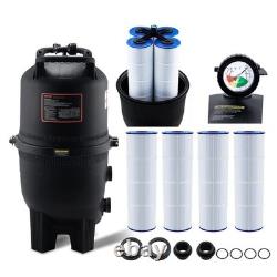 VEVOR Pool Cartridge Filter In/Above Ground Swimming Pool Filtration 325Sq. Ft