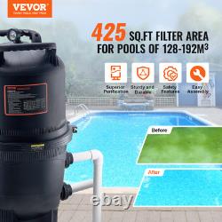 VEVOR Pool Cartridge Filter In/Above Ground Swimming Pool Filtration 425Sq. Ft
