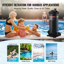 VEVOR Pool Cartridge Filter In/Above Ground Swimming Pool Filtration 50Sq. Ft
