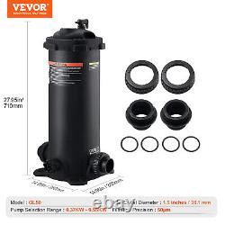 VEVOR Pool Cartridge Filter In/Above Ground Swimming Pool Filtration 50Sq. Ft