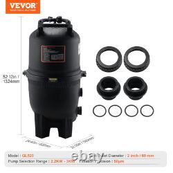 VEVOR Pool Cartridge Filter In/Above Ground Swimming Pool Filtration 525Sq. Ft