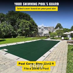 VEVOR Pool Safety Cover 20X40 FT Rectangular In Ground High Strength PP Outdoor